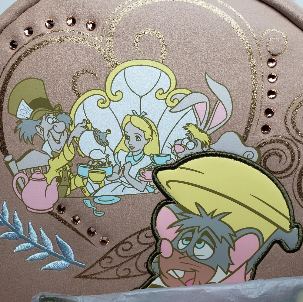 Danielle Nicole Alice in Wonderland Mini Backpack - Picture 3 of 10